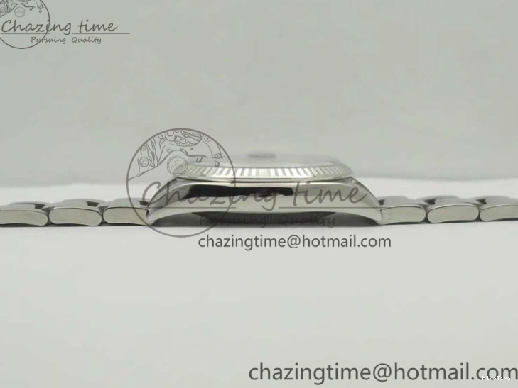 MiroTime 0225 DateJust 36 SS 116234 Fluted Bezel DJF Best Edition Blue Dial Stick Markers on SS Oyster Bracelet A Affordable 3373